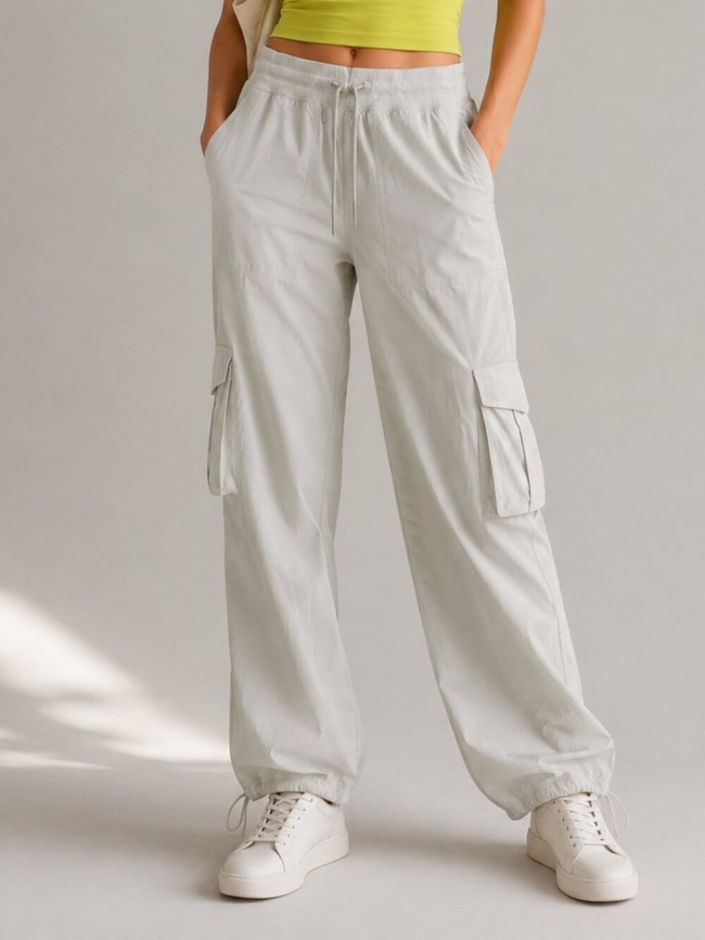 Lululemon Dance Studio Relaxed Fit Cargo Pant Bone Medium Mid Rise